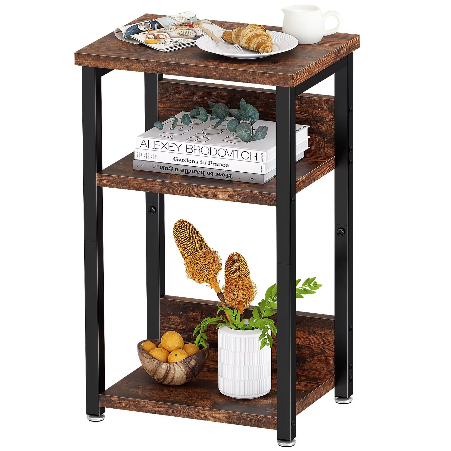 Side Table Modern Bedside Table, Small Coffee Table Coffee Table Wooden Side Table Modern Bedside Table