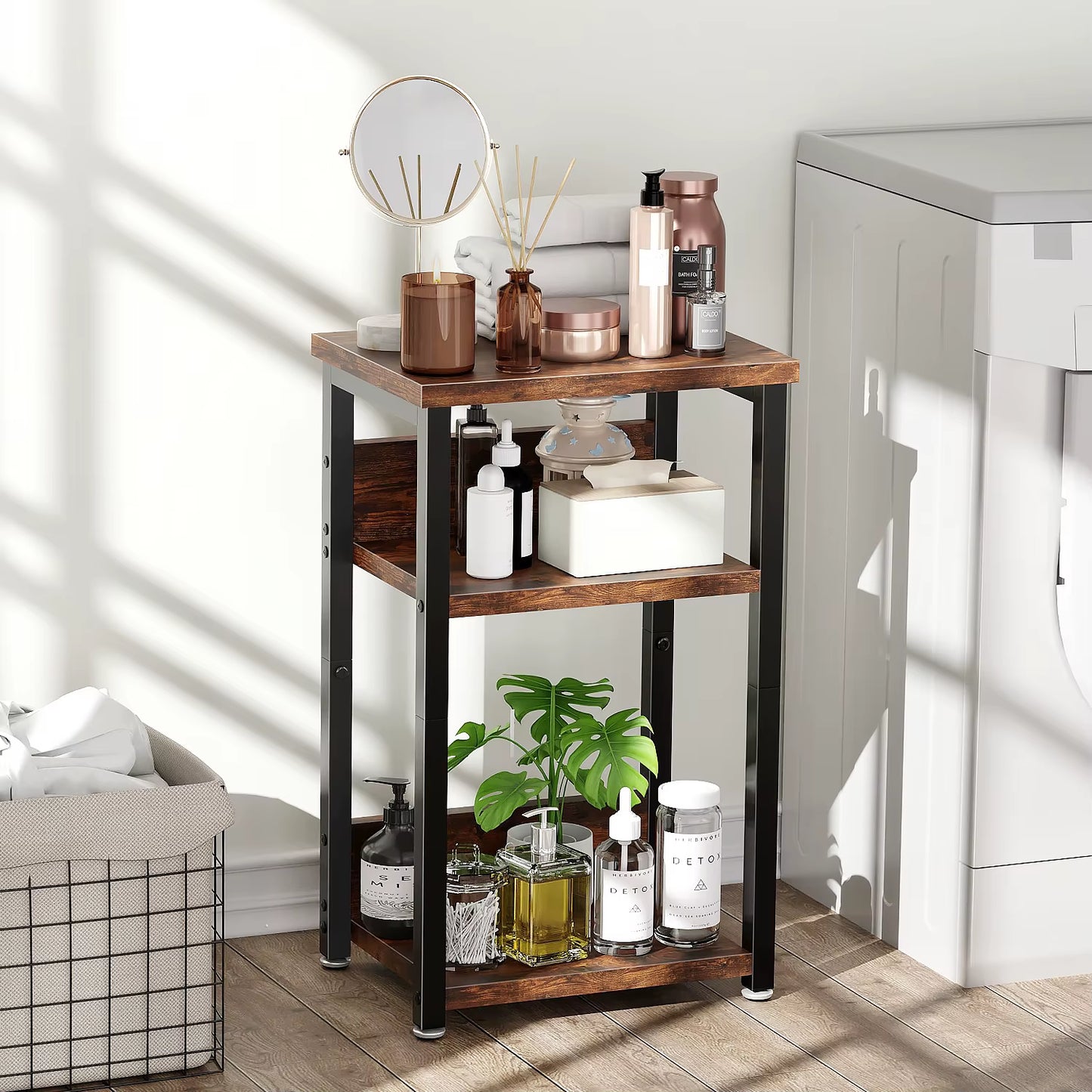 Side Table Modern Bedside Table, Small Coffee Table Coffee Table Wooden Side Table Modern Bedside Table
