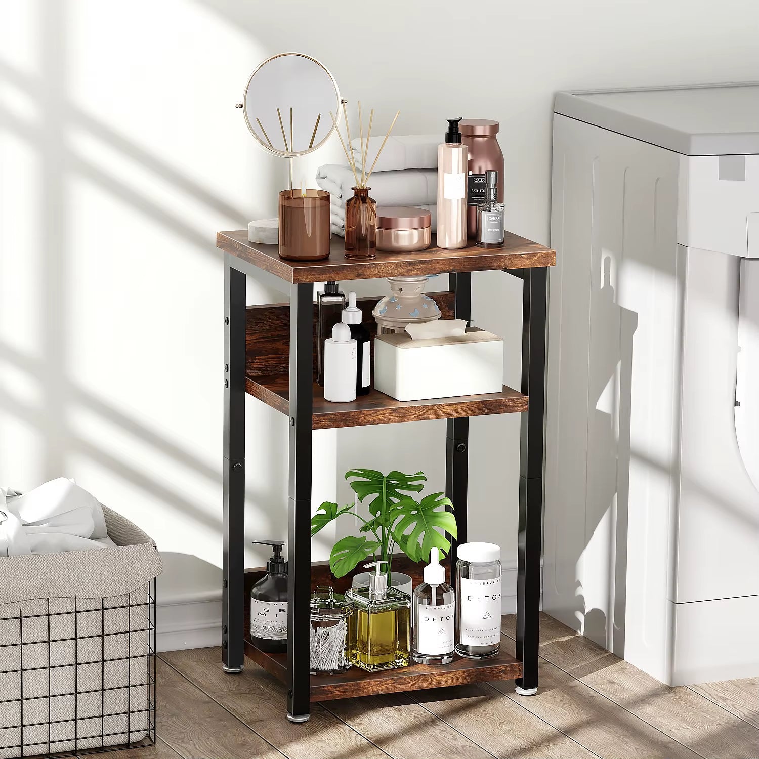 Side Table Modern Bedside Table, Small Coffee Table Coffee Table Wooden Side Table Modern Bedside Table