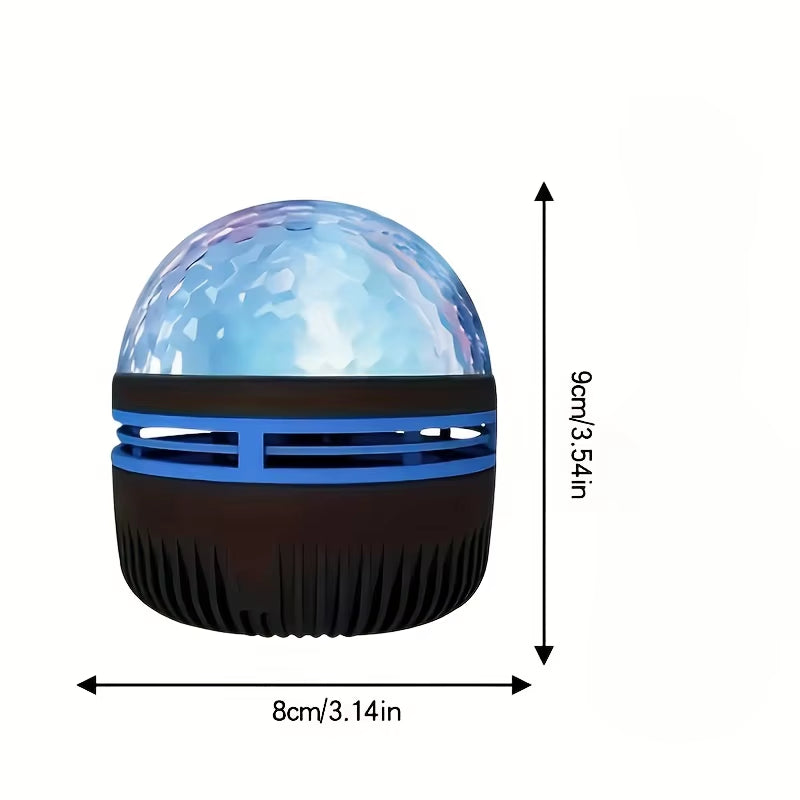 Starry Night Sky Projector LED Nightlights USB Plug-In Remote Control RGB Galaxy Light 7 Modes for Party Room Bedroom Bar Decor